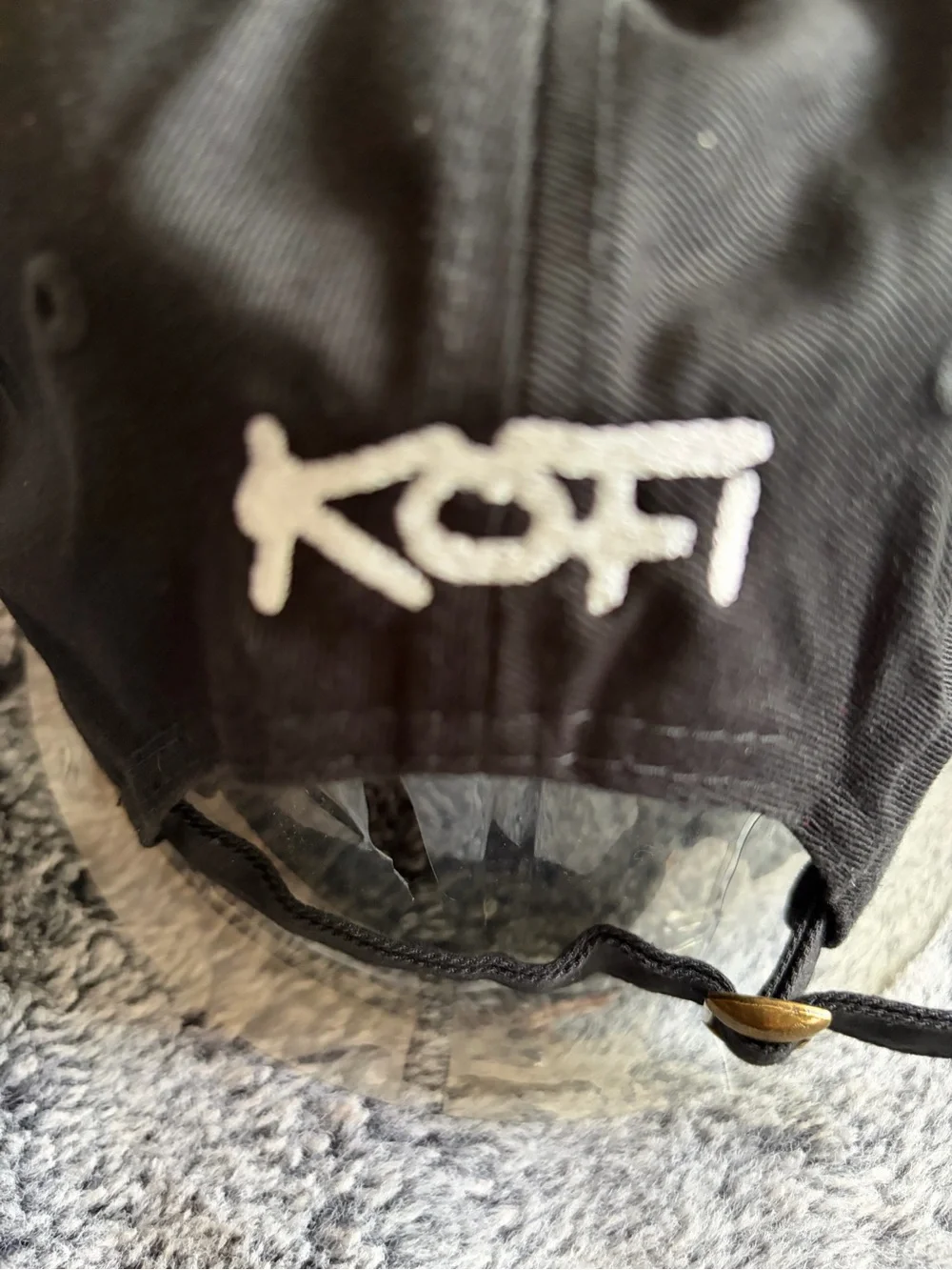 Why Not? Black Embroidered Baseball Cap